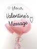 Personalised Valentines balloon, pink