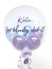 Personalised New Job, Well Done, Good Luck balloon in a box