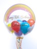 Giant rainbow bubble balloon