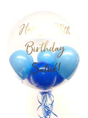 Personalised Balloon, Blues