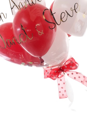 Personalised anniversary balloon, any colour