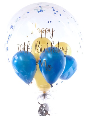 70th Birthday Balloon, Choose Your Colours