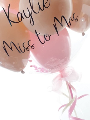 Personalised Hen party balloon in a box