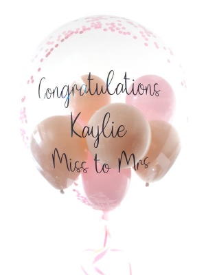 Personalised Hen party balloon in a box