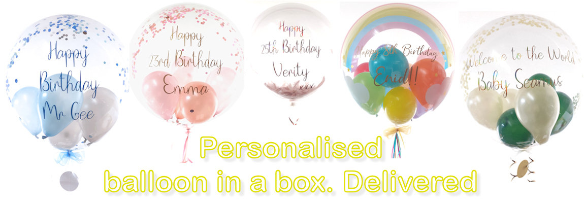 Personalised balloon delivery