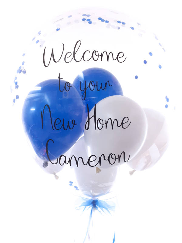 Personalised New Home balloon, any colour