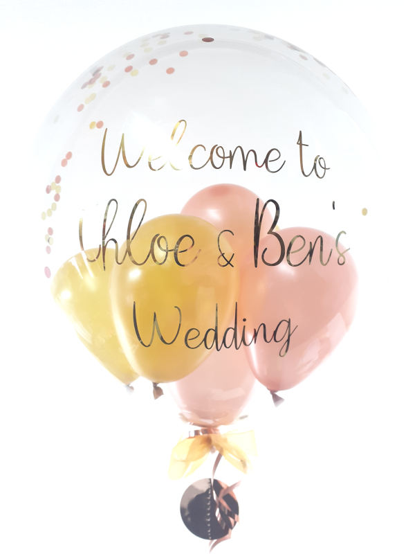 Personalised wedding balloon, design your own