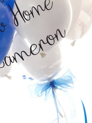 Personalised New Home balloon, any colour