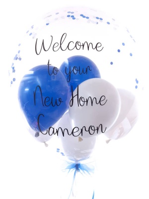 Personalised New Home balloon, any colour