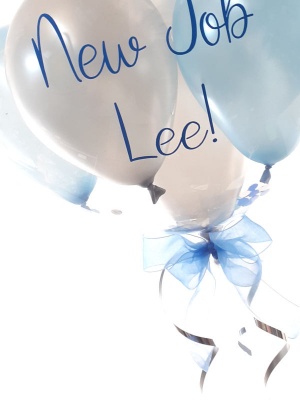 Personalised New Job balloon, any colour