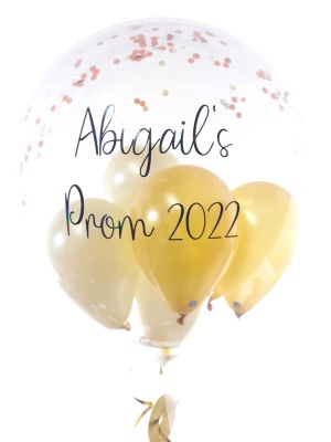 Personalised School Prom balloon, any colour