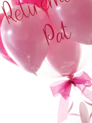 Personalised retirement balloon in a box