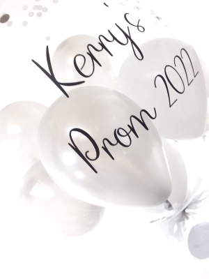 Personalised School Prom Balloon in a Box