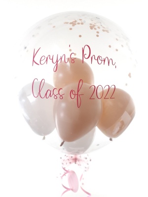 Personalised School Prom Balloon in a Box