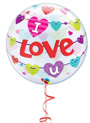Big balloon in a box, I love u