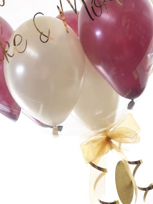 Personalised wedding balloon, congrats