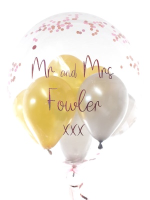 Personalised wedding balloon, any colour