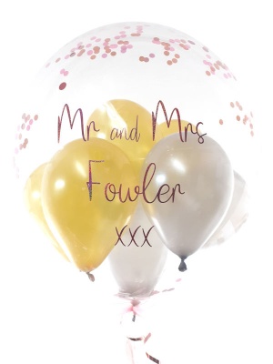 Personalised wedding balloon, any colour